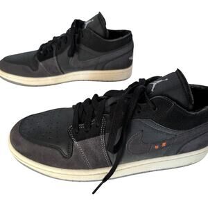 Nike Air Jordan 1 Low SE Craft Inside Out Black Grey Shoes Size 11 DN1635-001